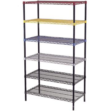 Reasonable price high quality chromed wire shelf rack Sturdy Metal Wire shelf lee rowan wire shelving